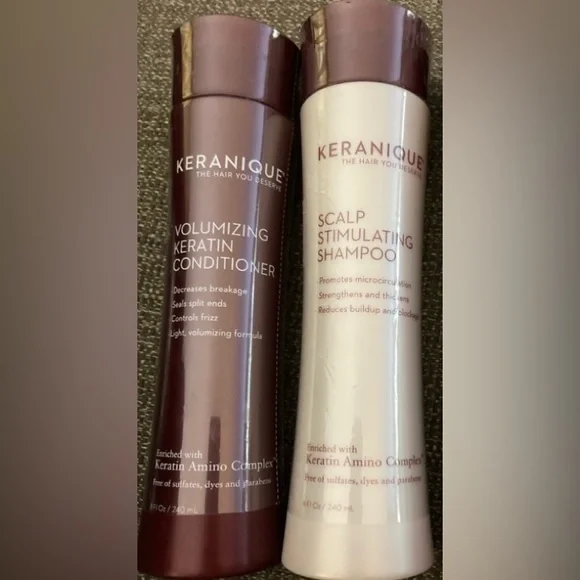 KERANIQUE Scalp Stimulating Shampoo, Volumizing Conditioner & Lift Spray NEW!